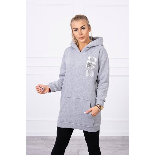 Kesi Hoodie with grey patches Slike