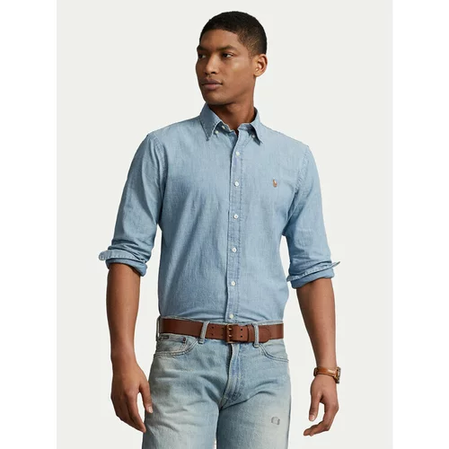 Polo Ralph Lauren Jeans srajca 710792042001 Modra Custom Fit