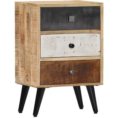  The Living Store Nočna omarica 40x30x60 cm trden mangov les - Nočna Omarica, (21458337) Cene