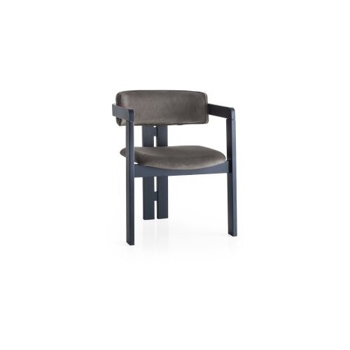 Hanah home Trpezarijska stolica 58x76x49cm Crno-antracit Slike