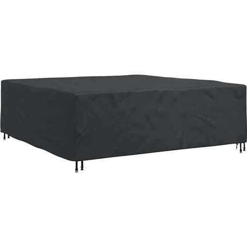 VidaXL Navlaka za vanjski namje&amp;scaron;taj Crna 220 x 220 x 70 cm 210D Slike
