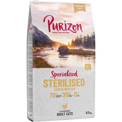 Purizon Adult Sterilised piletina i riba - bez žitarica - 6,5 kg Slike