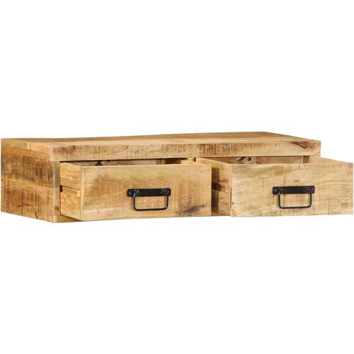 Maison Chic Stenska TV omarica - TV stojalo - Televizijska omarica 80x30x19 cm trden robusten mangov les, (21698909) Slike