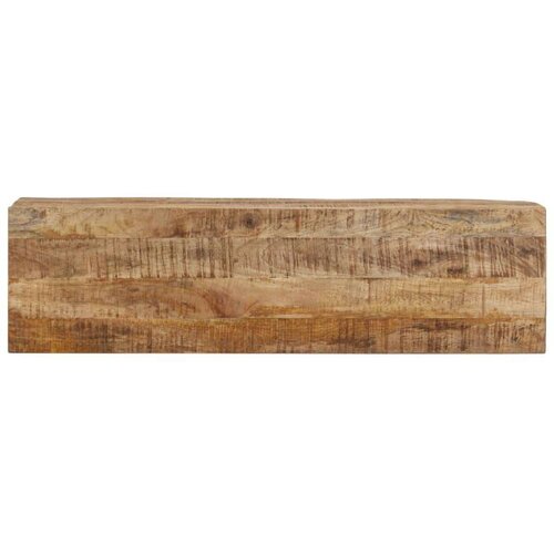 VidaXL Konzolni stol 110x30x75 cm grubo masivno drvo manga i željezo Slike