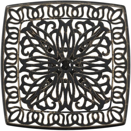 Vrtni stol brončani 53 x 53 x 53 cm od lijevanog aluminija Slike