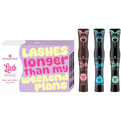 Essence Lash PRINCESS false lash effect eye set set maskar za učinek umetnih trepalnic Slike
