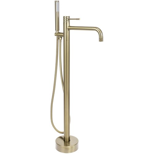 Rea Samostoječa me&scaron;alna pipa Lungo Diamond Brush Gold Cene