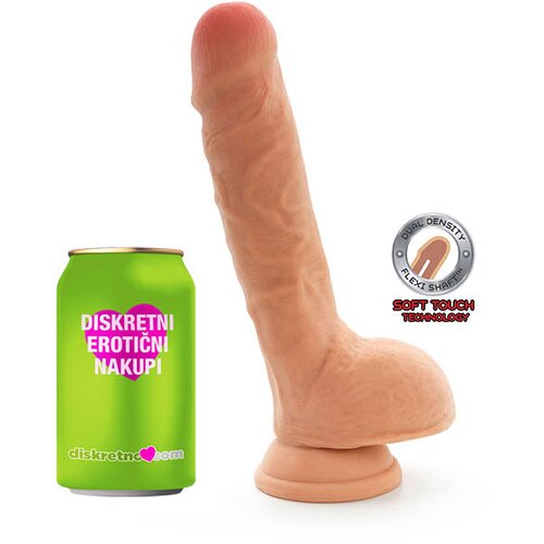 Toy Joy dildo "Get Real Dual Density 9" - 23 cm Cene