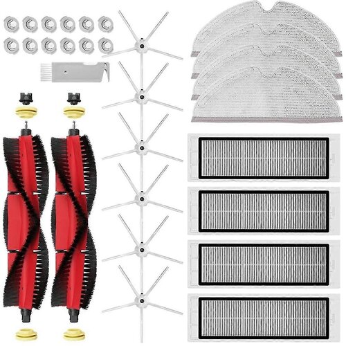INORCO Nadomestni komplet za S5 Max S6 S6 Maxv Sesalnik Roller Stranska Krtača HEPA Filter Mop Cloth, (21851543) Slike