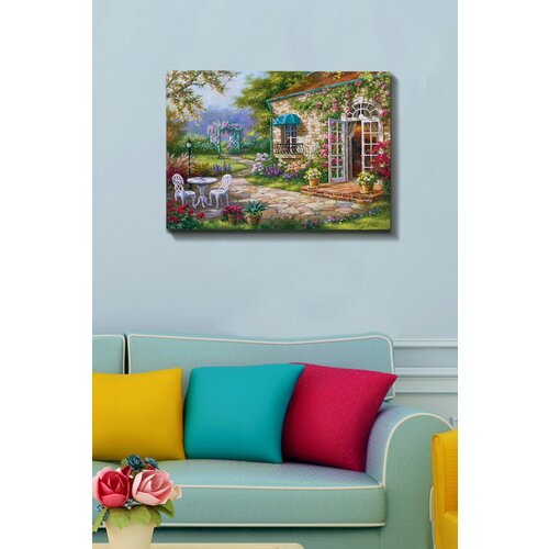 Wallity kanvas tablo (50 x 70) - 285 multicolor decorative canvas painting Slike