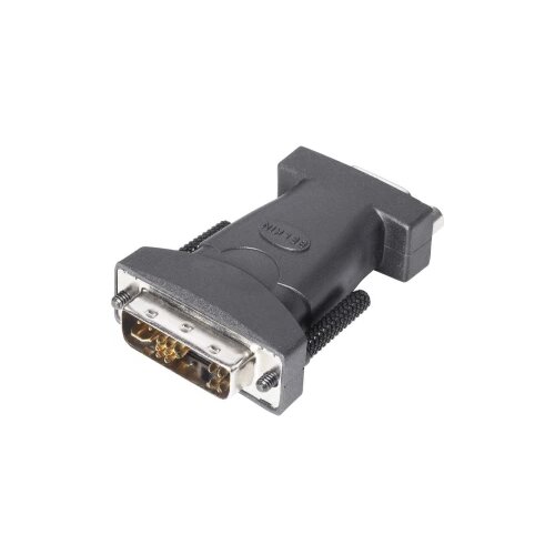 Belkin DVI / VGA Adapter [1x Muški konektor DVI, 12 + 5 polova - 1x Ženski konektor VGA] Crna Cijene