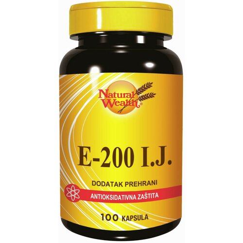 Natural Wealth vitamin e 200IJ, 100 kapsula Cene