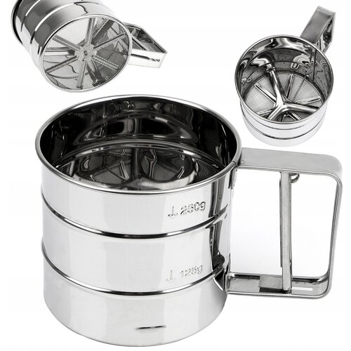  2v1 inox merica sito za moko in sladkor v prahu do 375g Slike