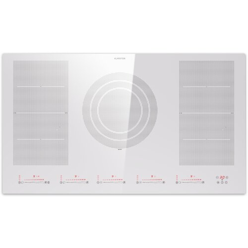 Klarstein Masterzone 90 Flex, indukcijska ploča, maks. 12.600 W, ugrađeno, 5 zona, 2 Flex zone, ThermoBoost tehnologija, Smart Flex Cijene