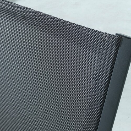 Ambia Garden VRTNI STOL les evkaliptusa aluminij antracit, naravne barve Slike