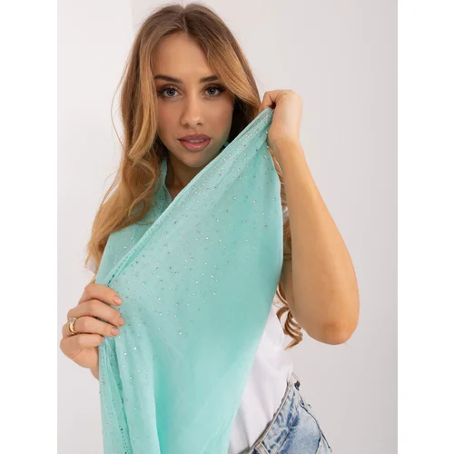 Fashion Hunters Mint long viscose scarf for women