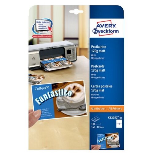 Avery Zweckform Kartonske predloge 148 x 105 mm, 170 g/m² Cene