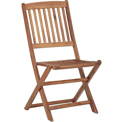 Maison Chic Zložljivi Vrtni Stoli - Stol za vrti 2 kosa trden akacijev les JS2690, (21876329) Slike