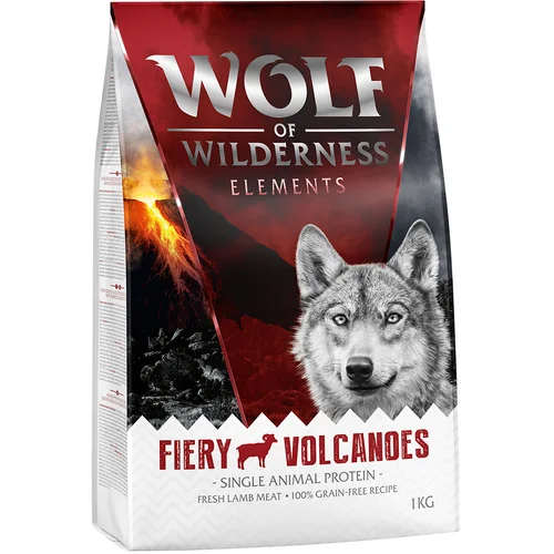 Wolf of Wilderness 3 + 1 gratis! 4 x 1 kg - Fiery Volcanoes - janjetina (monoprotein)