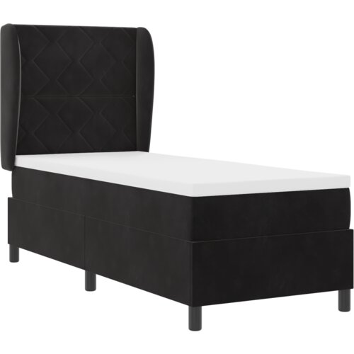 Box Spring Krevet s Madracem Crni 80x200 cm Bar&amp;scaron;un Slike