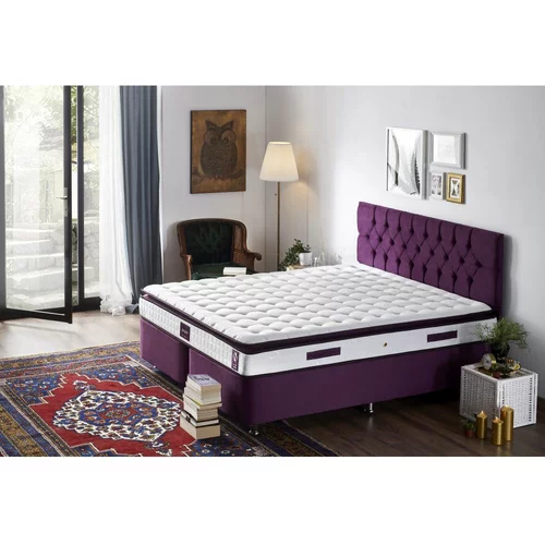Woody Fashion Purple 140x200 cm Double Size Padded Soft Mattress ležišče, (20974157)