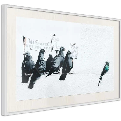  Poster - Banksy: Pigeons 30x20