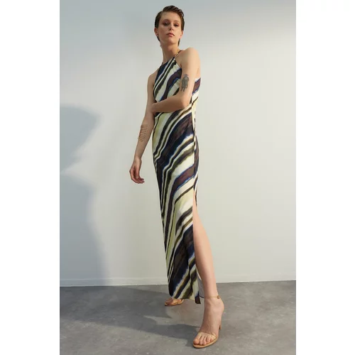 Trendyol Multi-Colored Sleeveless Woven Dress