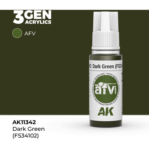 AK Interactive Dark Green (FS34102) 17ml - 3rd Gen Akrilna Boja AK11342 Cene