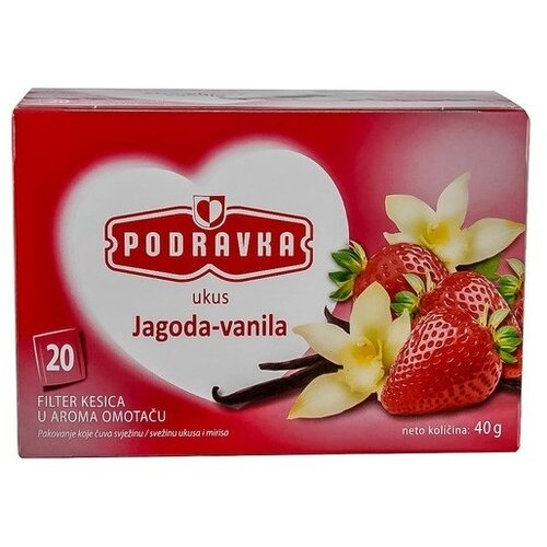 Podravka čaj jagoda i vanila 40g Cene