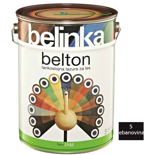 Belinka lazura za za&amp;scaron;titu drva belinka belton (boja: ebanovina, 5 l) Slike
