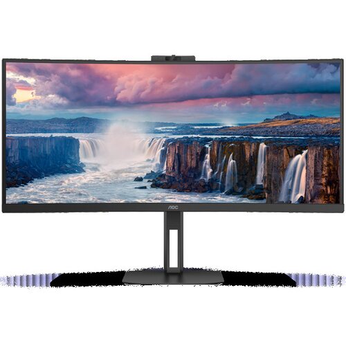 AOC ukrivljen gaming monitor CU34V5CW, 34 inch CU34V5CW/BK Cene