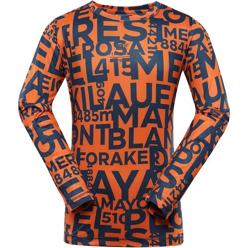 Alpine pro children&amp;#039;s quick-drying t-shirt louso orange tiger variant pb Slike