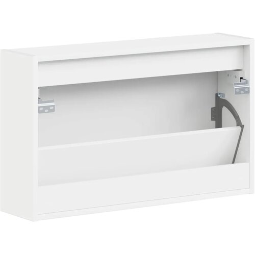  Ormar za cipele na zidu ZWOLLE 71 x 17 x 43 cm Bijela - Bijela Slike