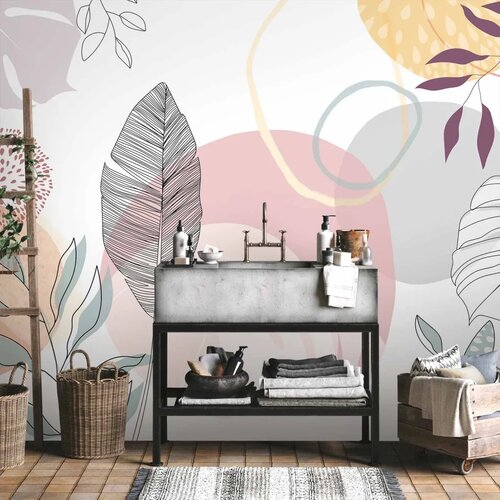  Foto tapeta - Vegetable Line Art 200x140 Slike