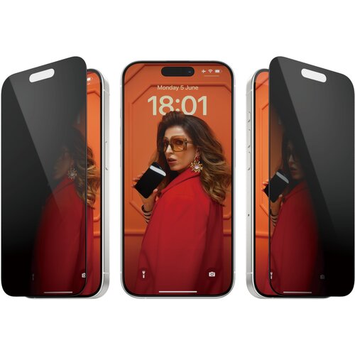 PanzerGlass iphone 15 pro privacy uwf+aplikator Slike