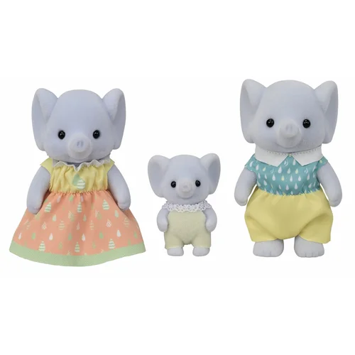 SYLVANIAN FAMILIES Trojček slonje družine (oče/mati/dojenček), (21336953)