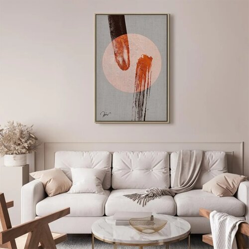  Slika - Two Comets (1 Part) Vertical 60x90 U prirodnom drvenom okviru Cene