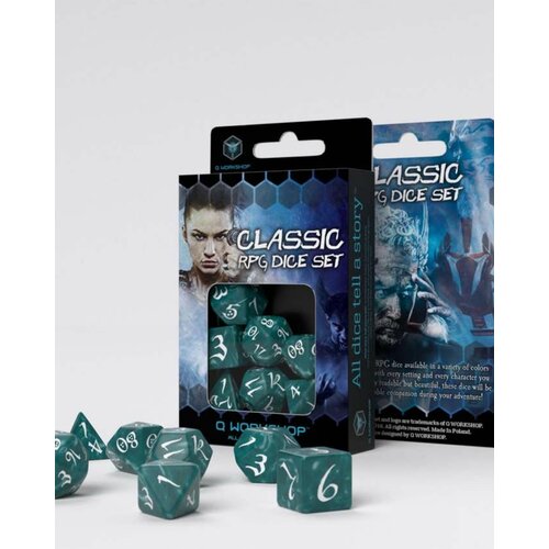Q-Workshop kockice - classic rpg stormy & white - dice set (7) Slike