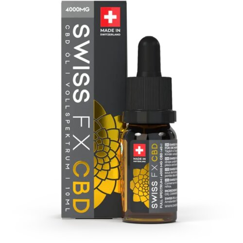 Swiss FX CBD olje s 40 % kanabidiola - 10 ml Cene