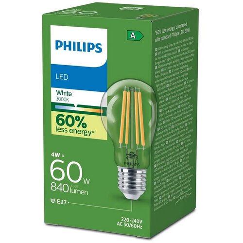 Philips led žarulja E27 4 w 840 lm 3000 k clear a Slike
