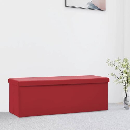  Sklopivi klupa za pohranu crvena boja vina PVC Cene