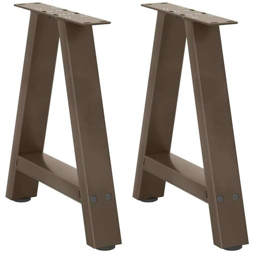  Noge za klubsko mizico v obliki črke A, 2 kosa, 38 x (42-43) cm, jeklo, (5000044592) Cene