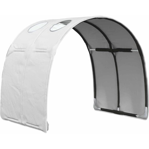  Tunis za krevet 2 pcs Bijela 211 x 67.5 x 2 cm Poliester Slike