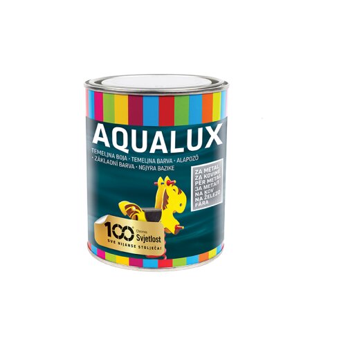 SVJETLOST AQUALUX TEM.BOJA ZA METAL CRVENA 0,75 Cene