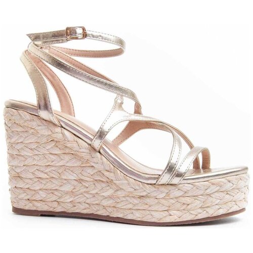 Leindia Espadrile 82520 Pozlačena Slike