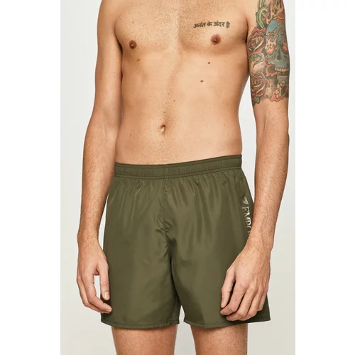 Ea7 Emporio Armani Kratke hlače za kupanje boja: zelena