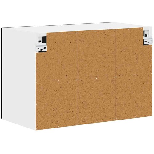 VidaXL zidni kuhinjski ormarić s policom 2 pcs crna 60 x 31 x 40 cm Slike
