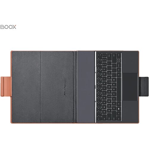 Boox Note Max /Tab X C Magnetic case with keyboard Brown Slike