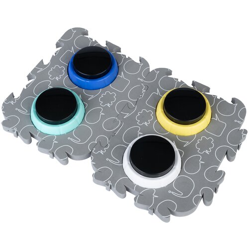 TIAKI Pet Talking Buttons „Let's Talk!” – Ø 9 x V 4 cm, četiri komada Cijene