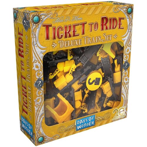 Days of Wonder Dru&amp;scaron;tvena igra Ticket To Ride Europe - 20th Anniversary Deluxe Train Set - Yelow Slike
